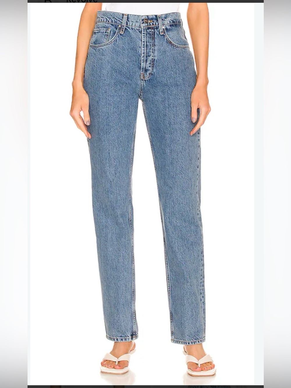 Anine Bing Frances Straight Leg Jeans